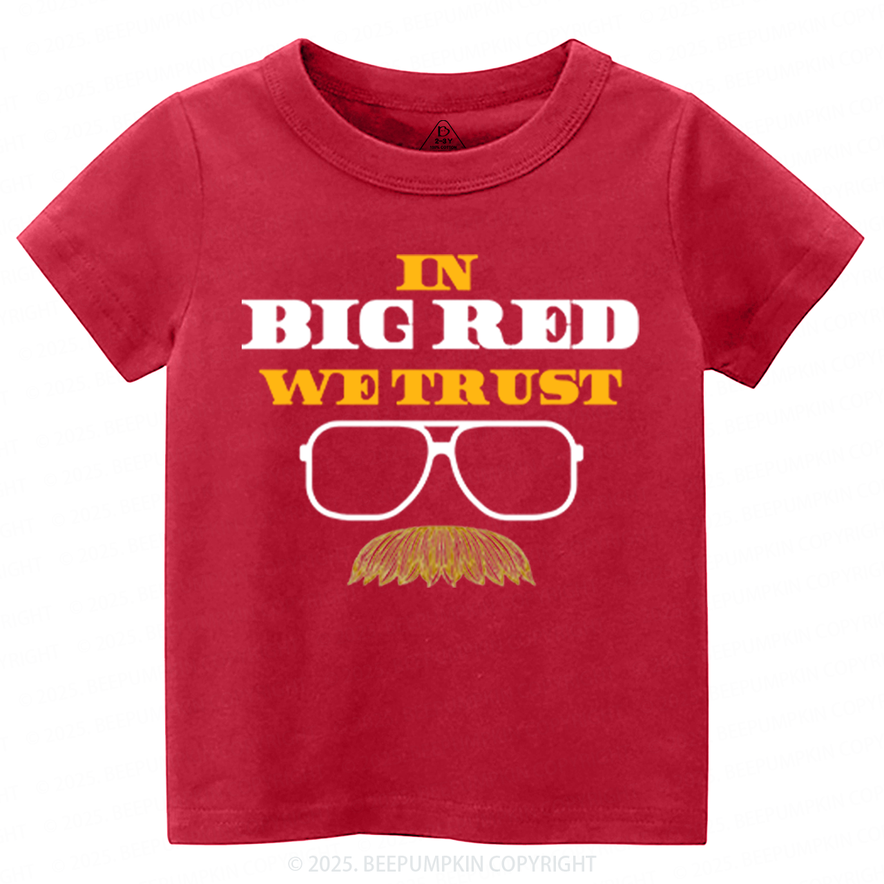 In Big Red We Trust Toddler&Kid's Tees Beepumpkin