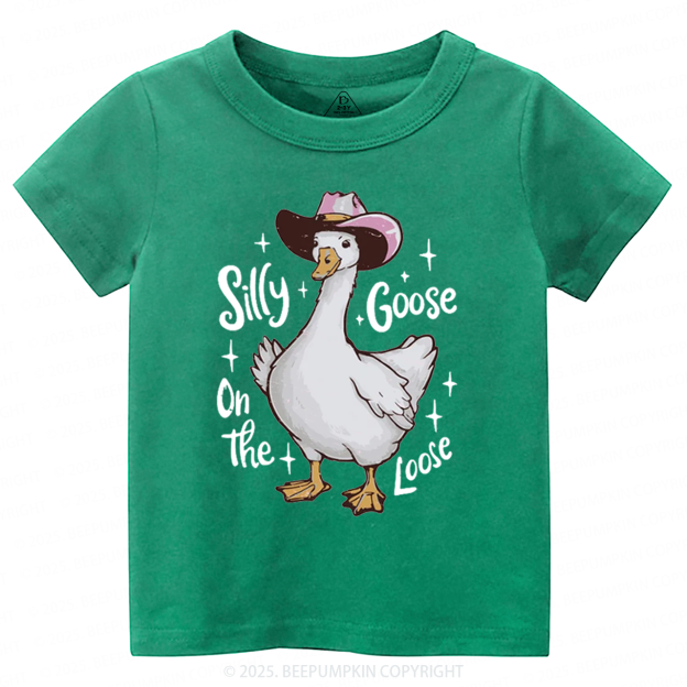 Silly Goose On The Loose Toddler&Kid's Tees Beepumpkin