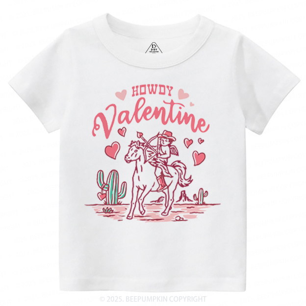 Howdy Valentine Toddler&Kid's Tees Beepumpkin