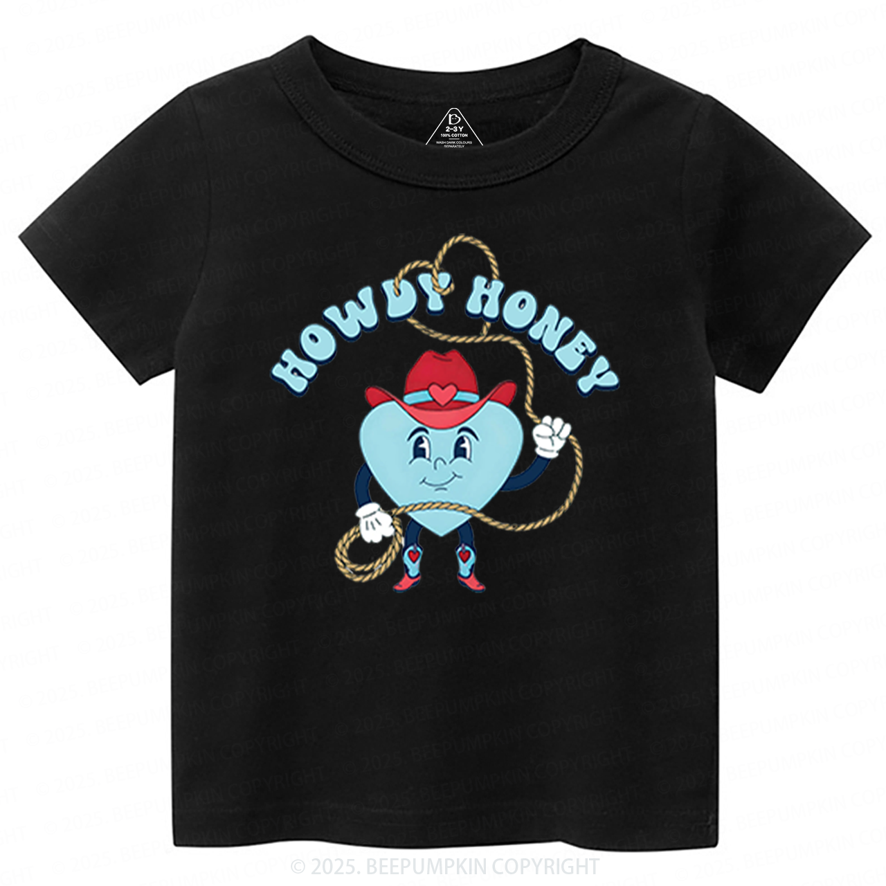 Howdy Honey Valentine's Day Toddler&Kid's Tees Beepumpkin