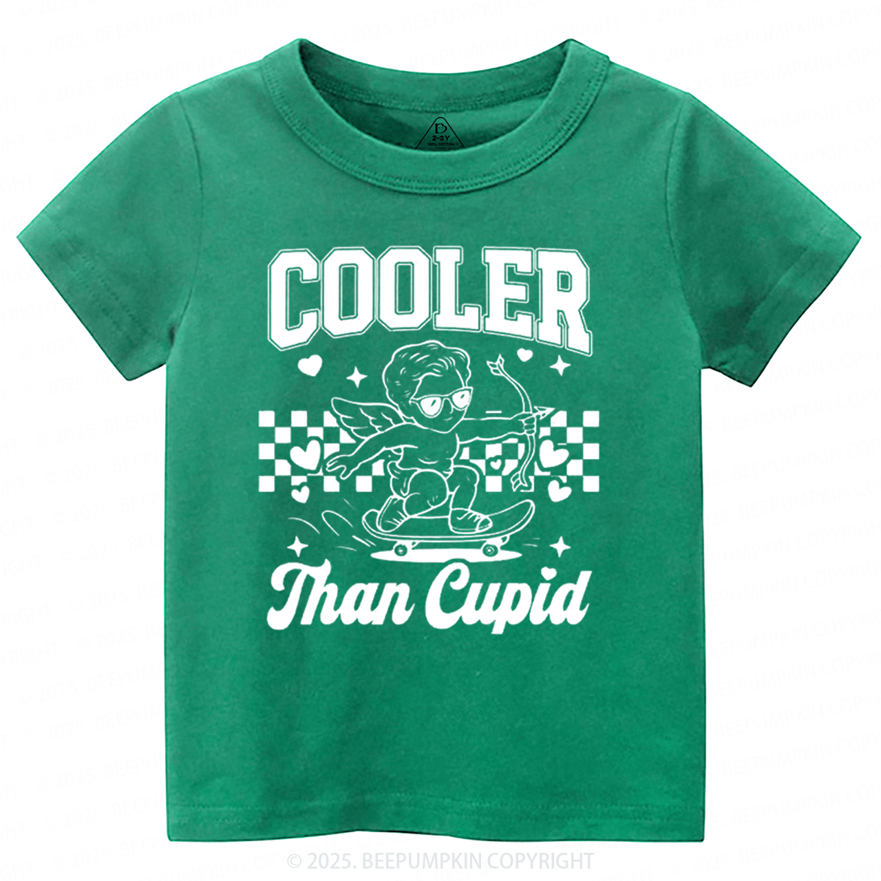 Cooler Than Cupid Toddler&Kid's Tees Beepumpkin