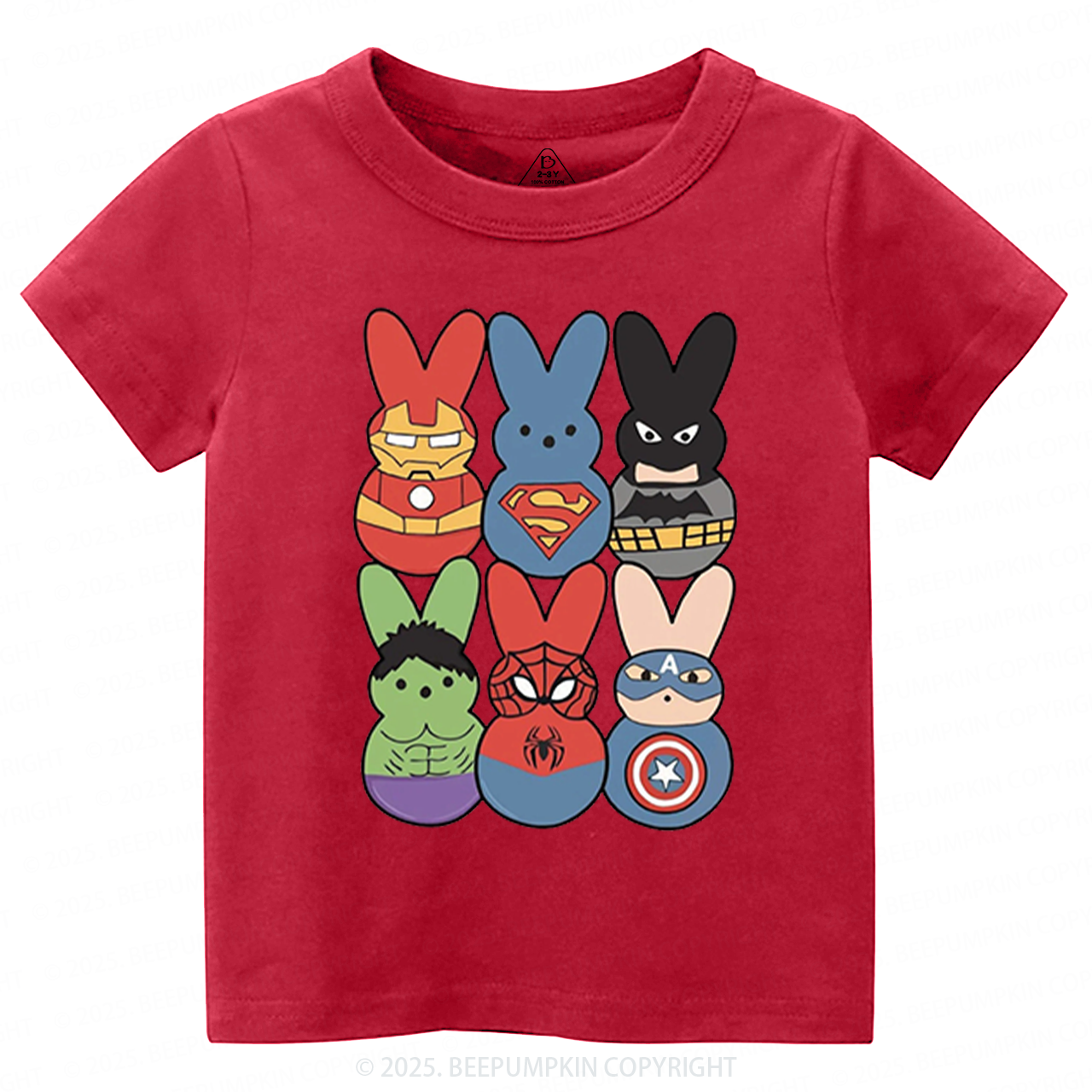 Heroes Easter Day Toddler&Kid's Tees Beepumpkin