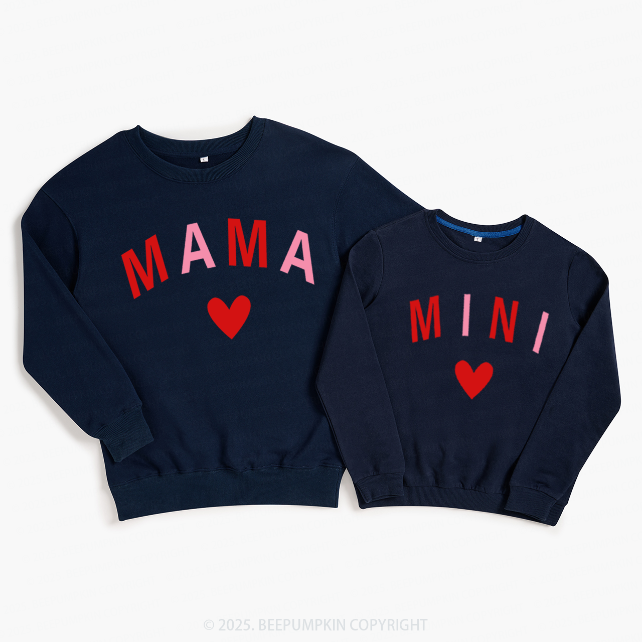 Mommy and Me Valentine's Day Family Matching Sweatshirts