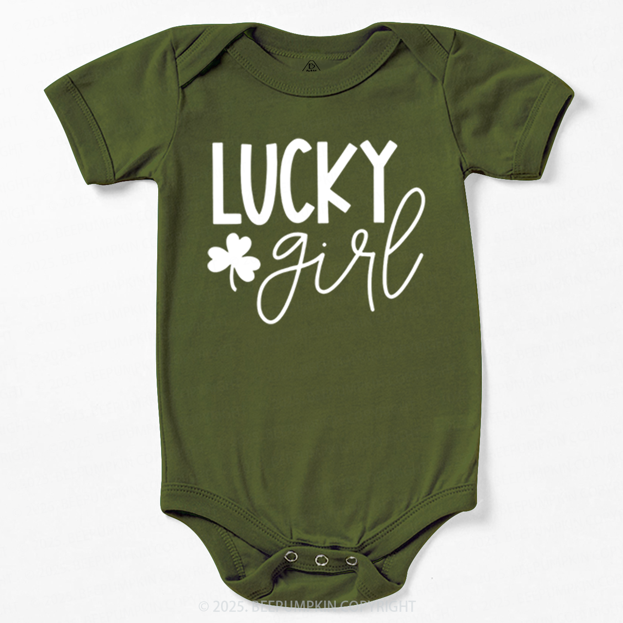 Personalized Lucky Boy And Girl St.Patricks Day Bodysuit Beepumpkin