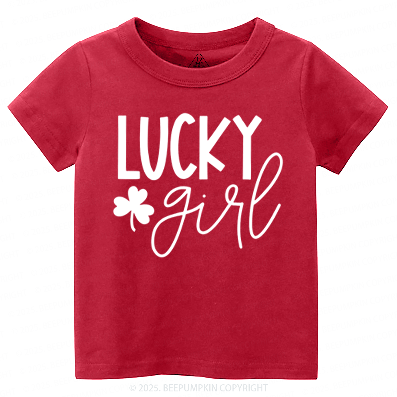 Personalized Lucky Boy And Girl St.Patricks Day Toddler&Kid's Tees Beepumpkin
