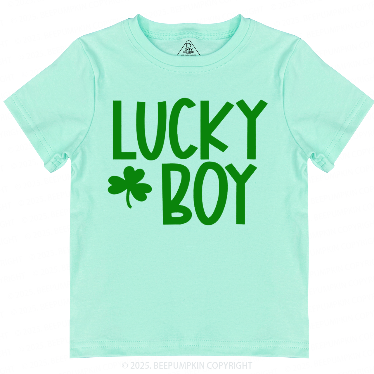 Personalized Lucky Boy And Girl St.Patricks Day Toddler&Kid's Tees Beepumpkin