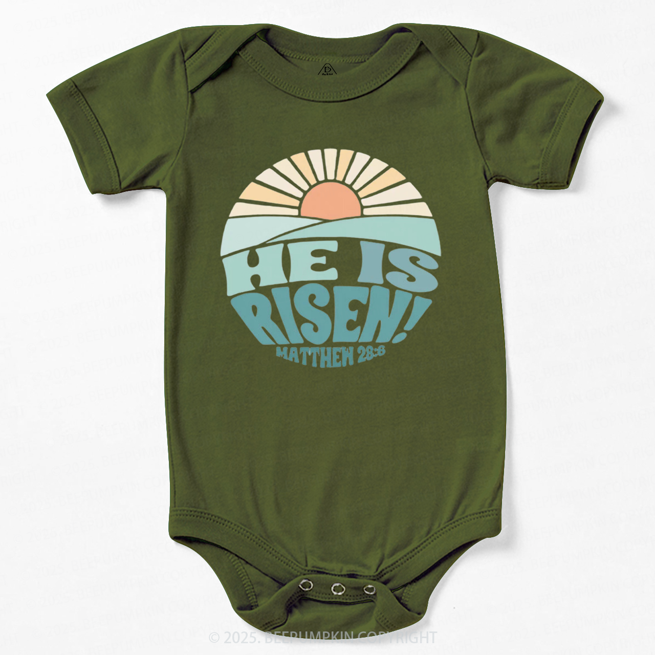 He is Risen Bodysuit Beepumpkin