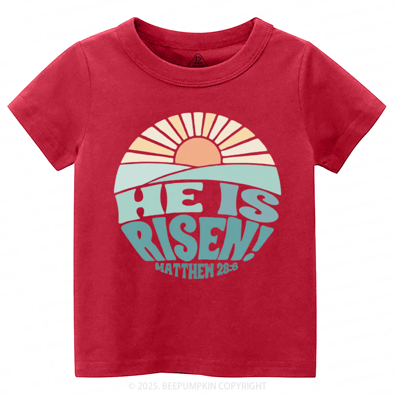 He is Risen Toddler&Kid's Tees Beepumpkin