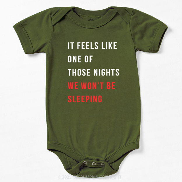 We Won't Be Sleeping Bodysuit Beepumpkin