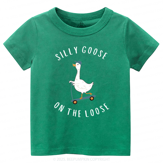 Silly Goose On The Loose Toddler&Kid's Tees Beepumpkin 3
