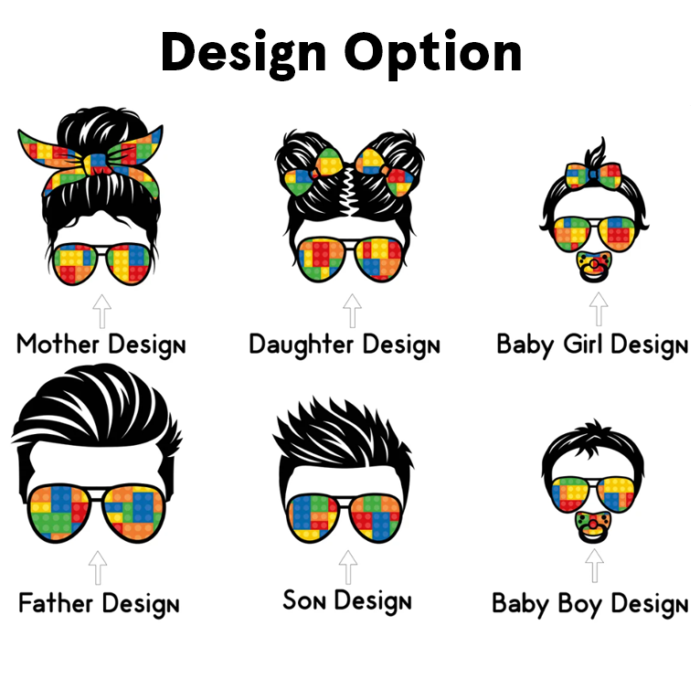 Personalized Bricks Family Matching Tees Beepumpkin