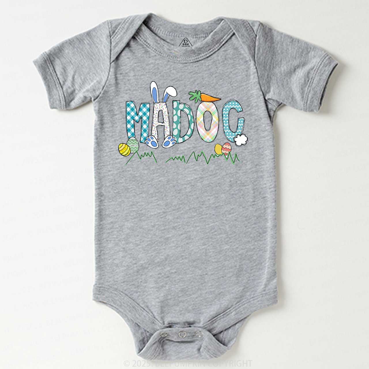 Personalized Easter Name Bodysuit Beepumpkin