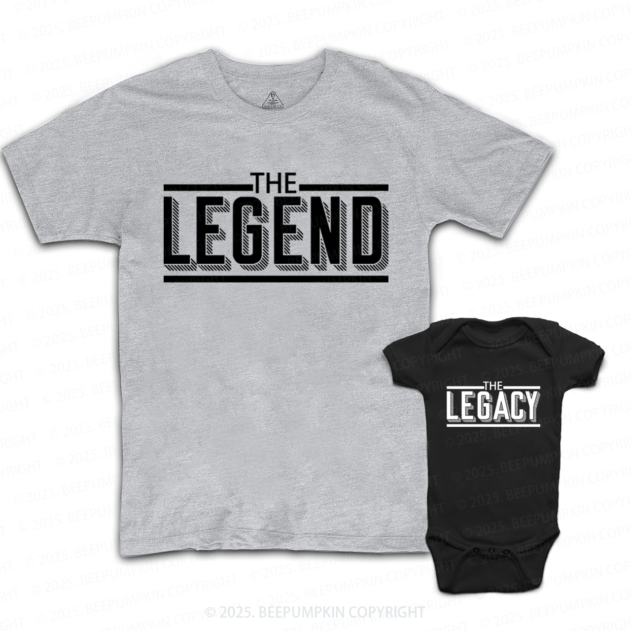Legend & Legacy Matching Dad and me Bodysuit & Shirts