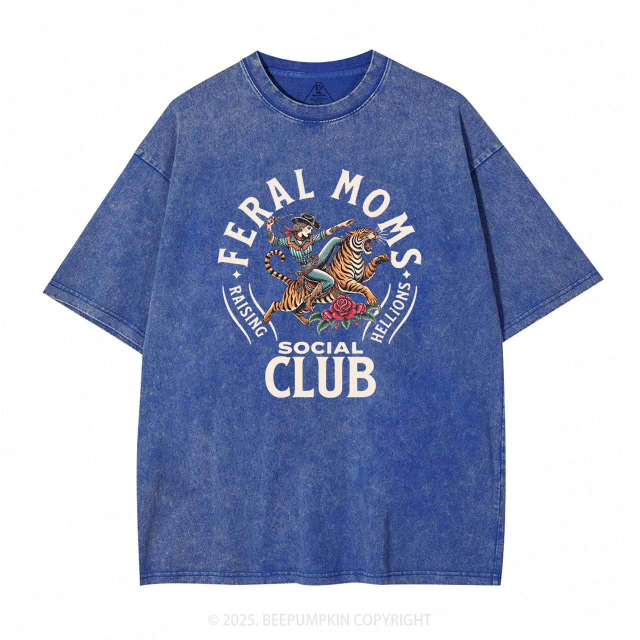 Feral Moms Social Club Washed T-Shirts