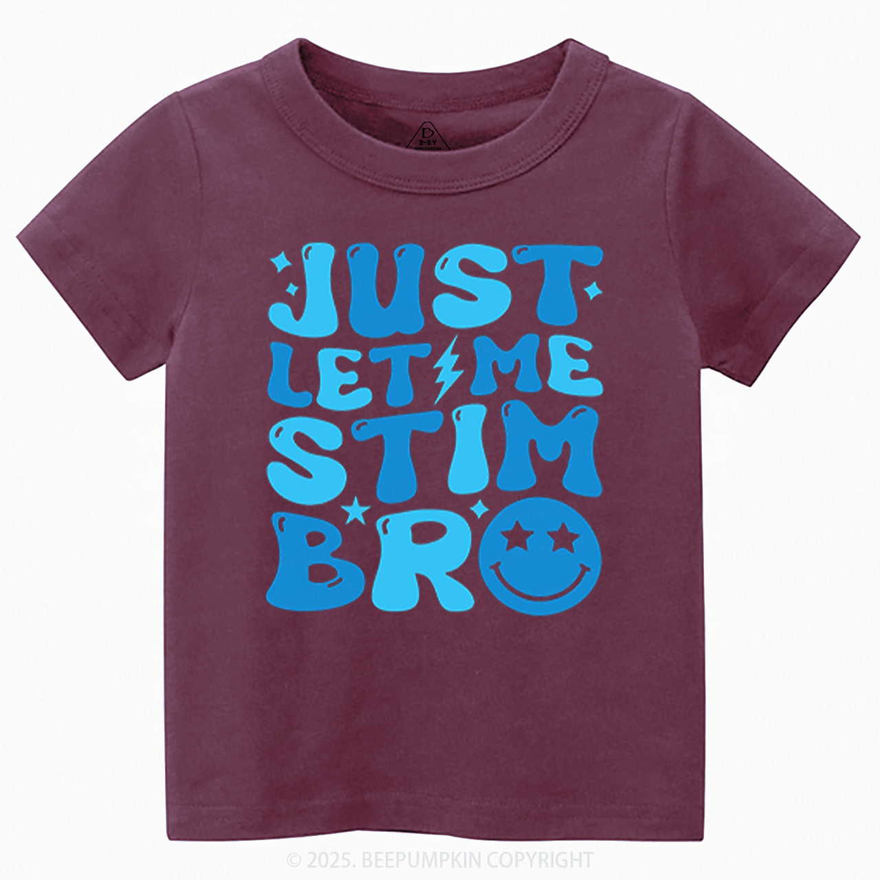 Just Let Me Stim Bro Toddler&Kid's Tees Beepumpkin