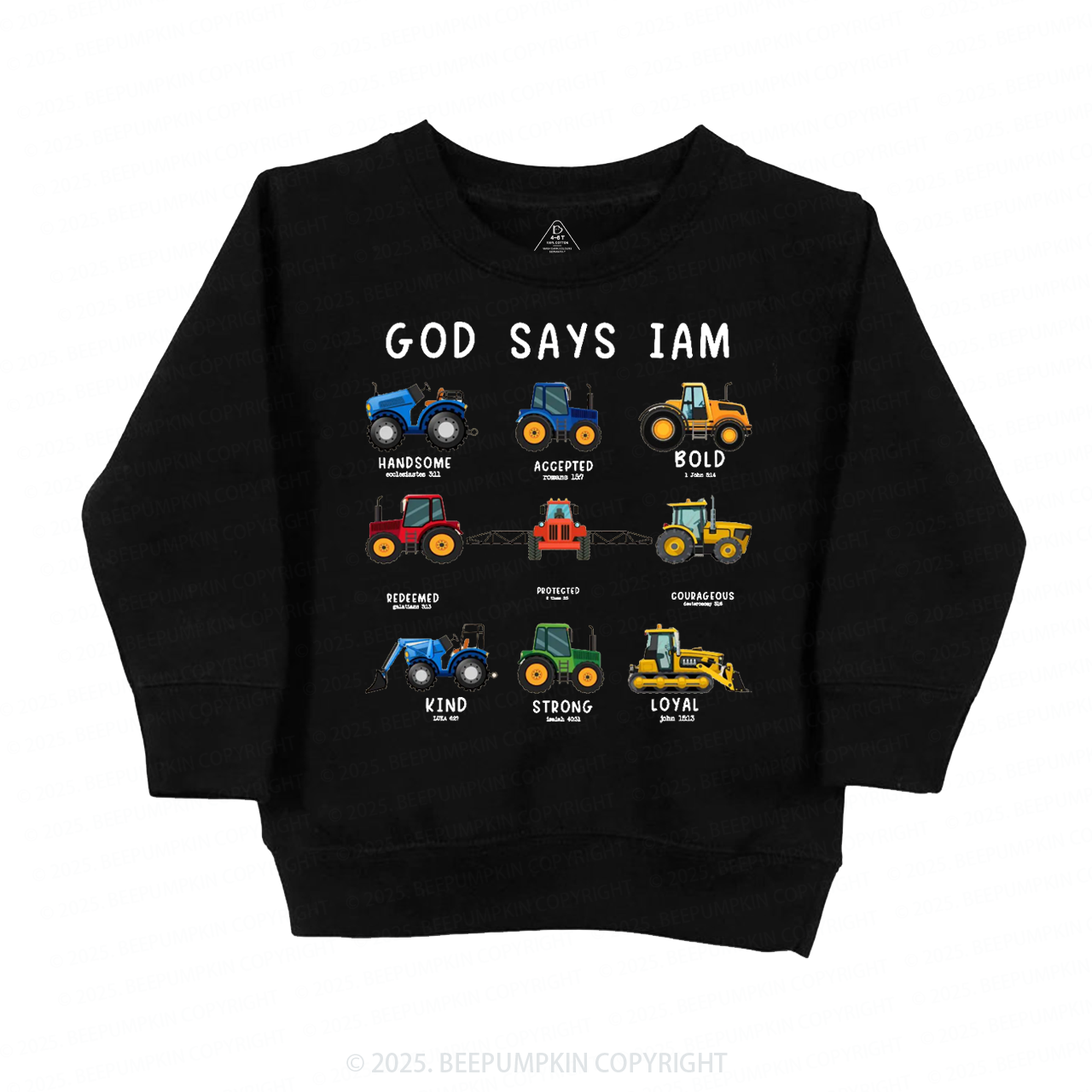 Good Says I Am Kid's Sweatshirt