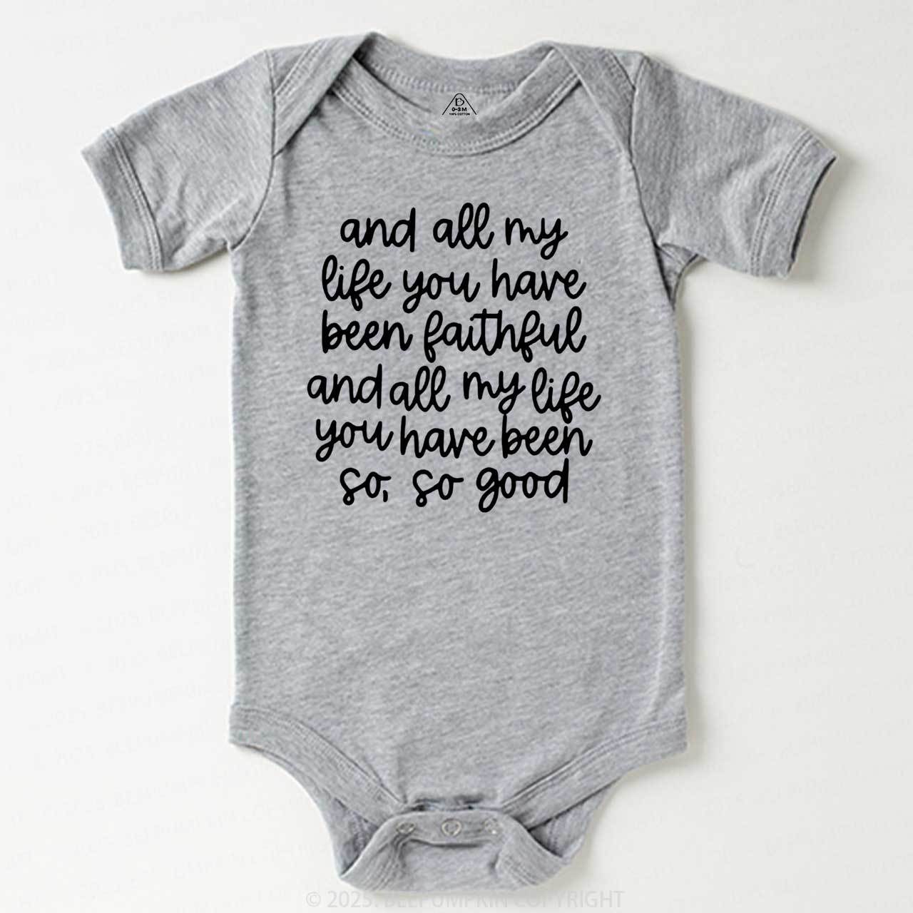 Psalm Bible Quote Bodysuit Beepumpkin