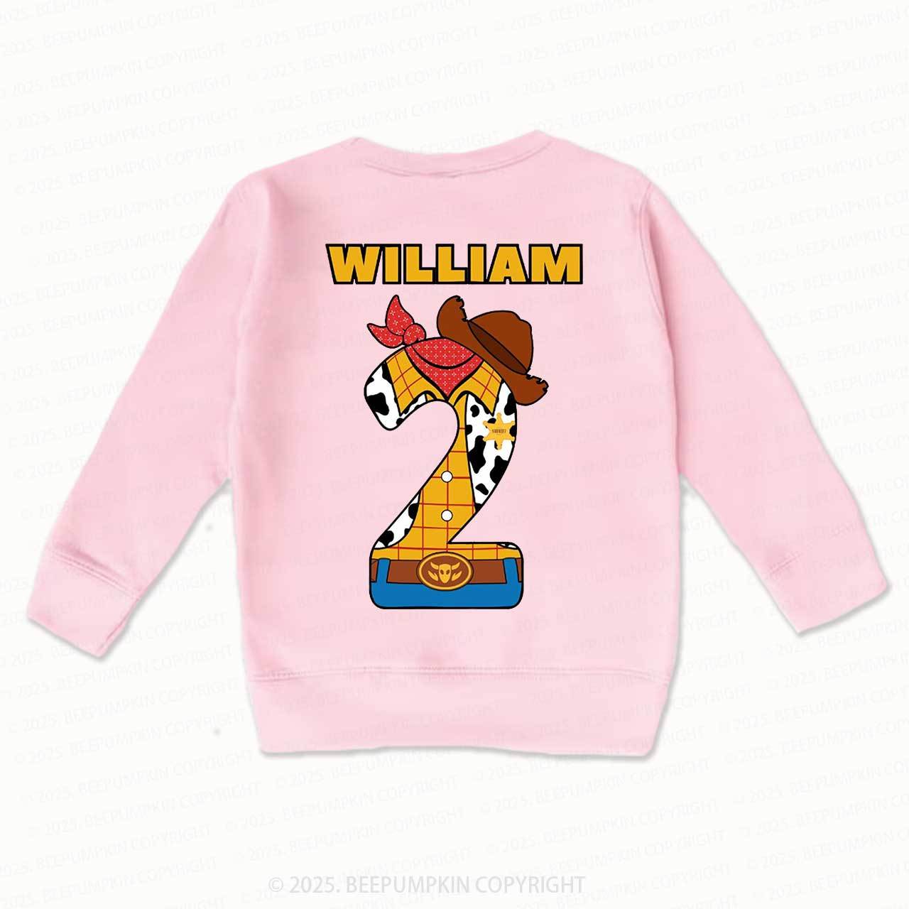 Personalized Birthday Kid's Sweatshirt