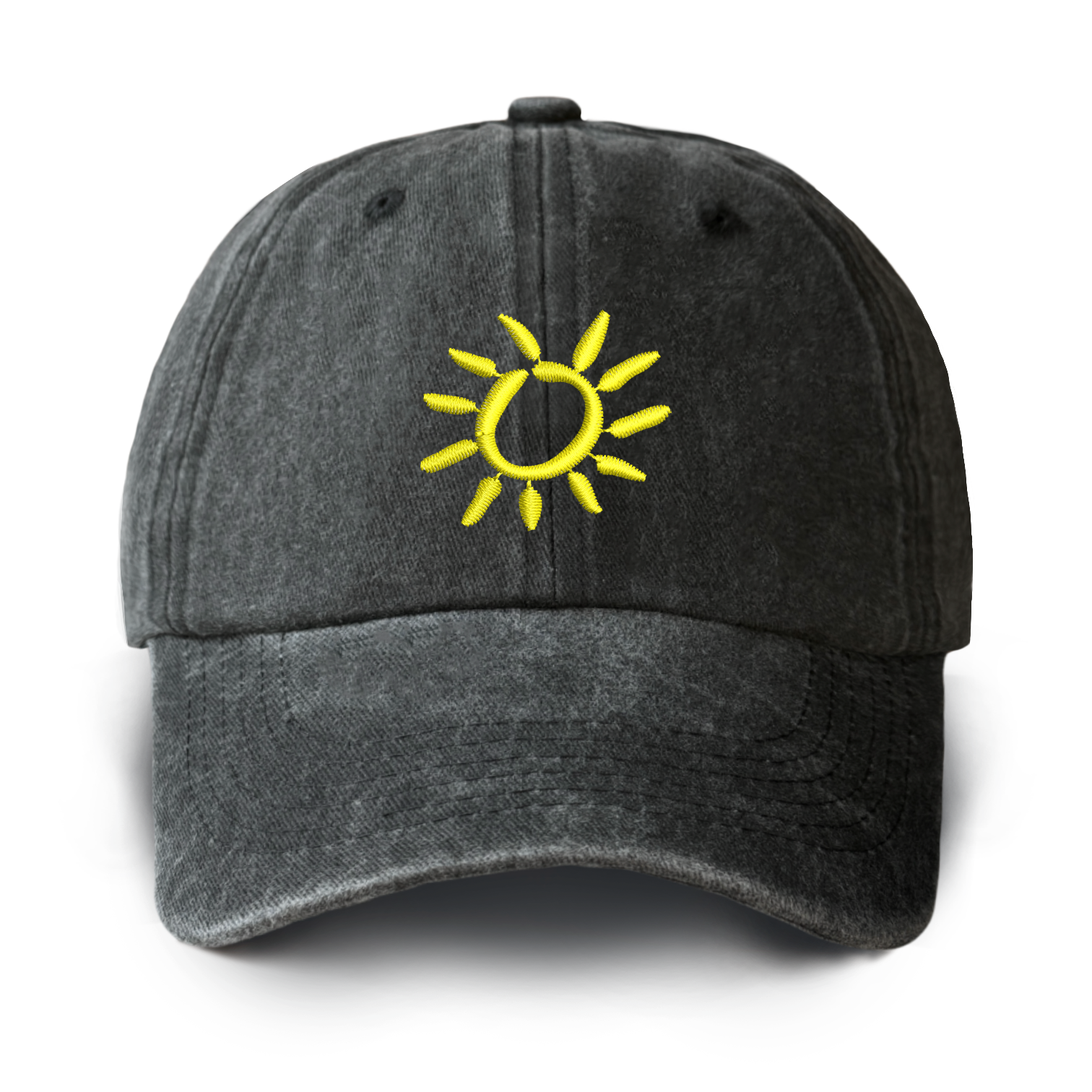 Little Sun Washed Baseball Cap For Kids