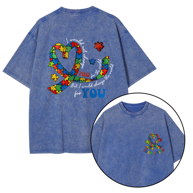 Autism Awareness Washed T-Shirts