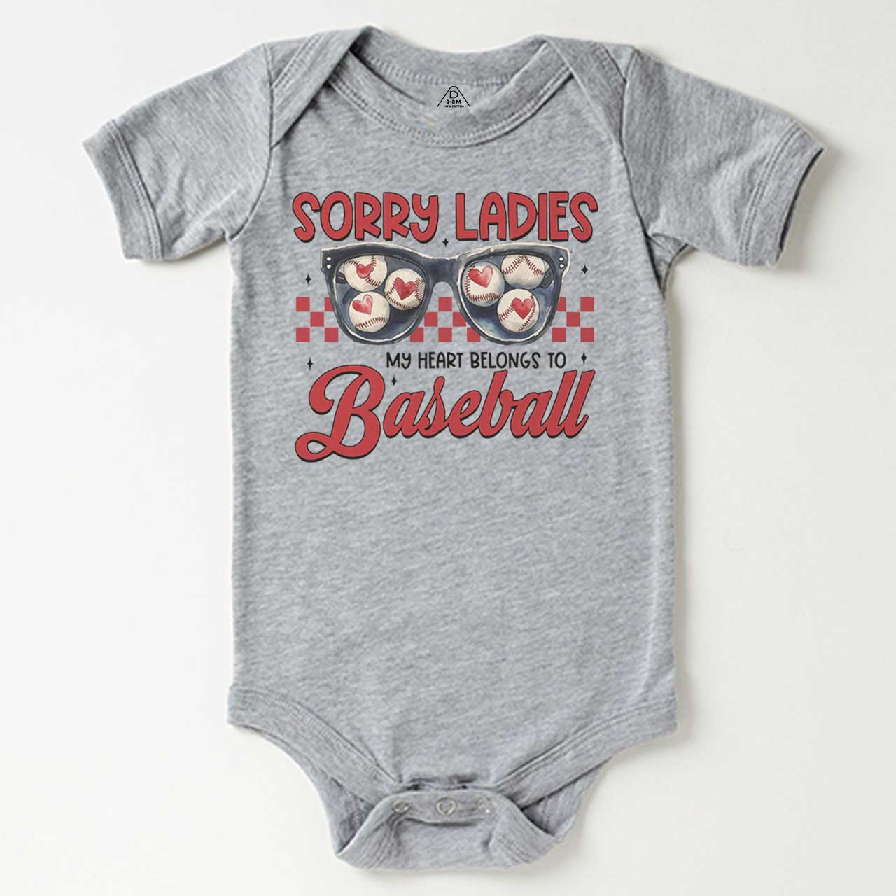 Sorry Ladies My Heart Belongs To Baseball Bodysuit Beepumpkin