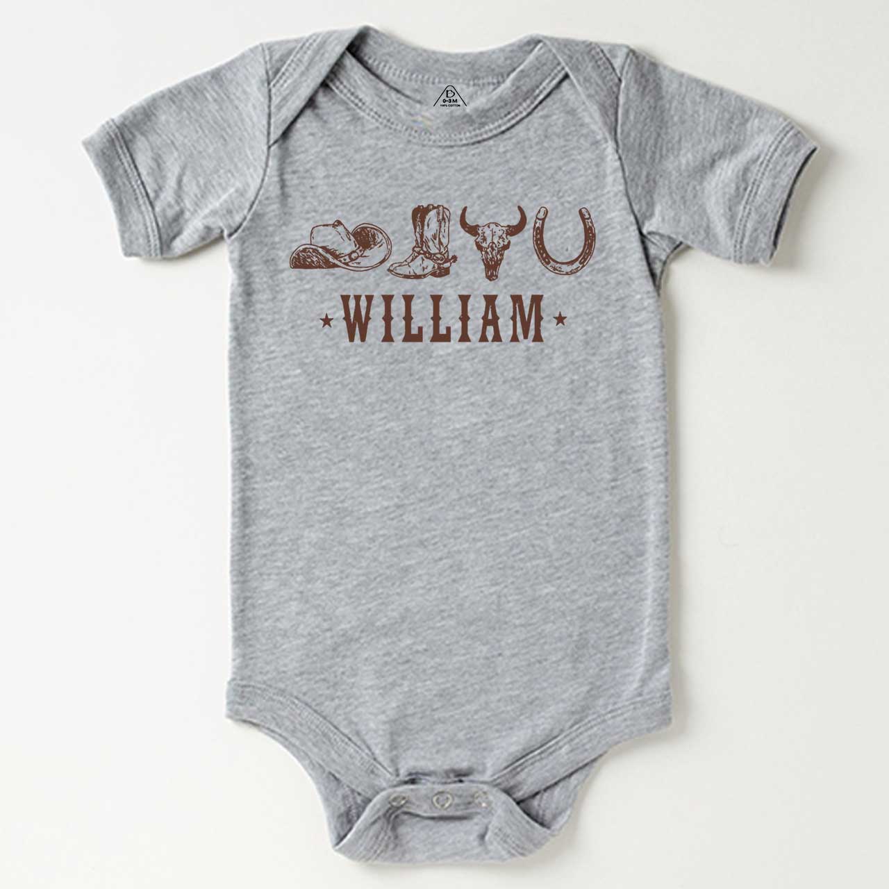 Personalized Western Bodysuit Beepumpkin
