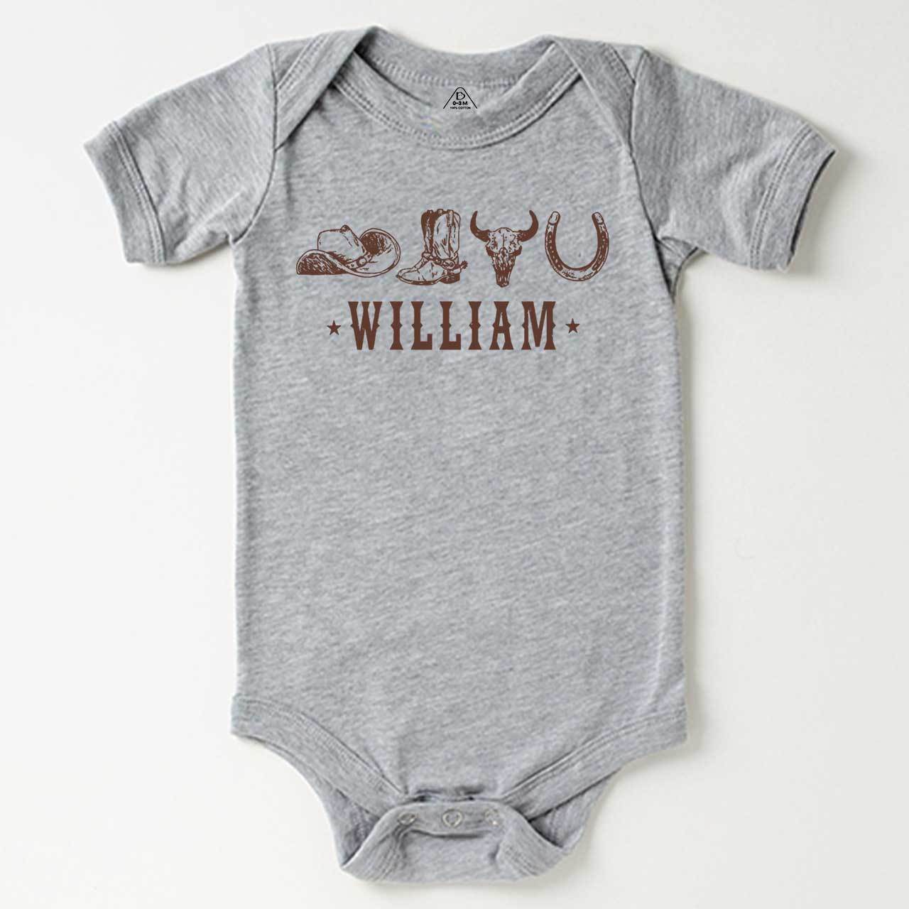 Personalized Western Bodysuit Beepumpkin