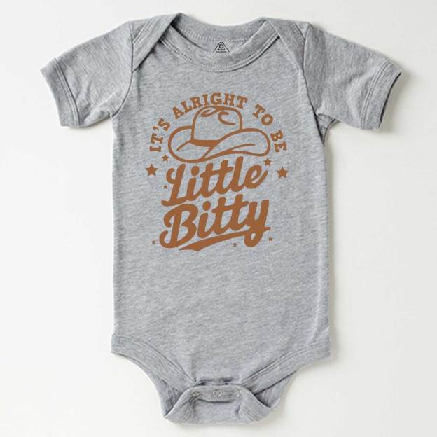 It's Alright To Be Little Bitty Bodysuit Beepumpkin