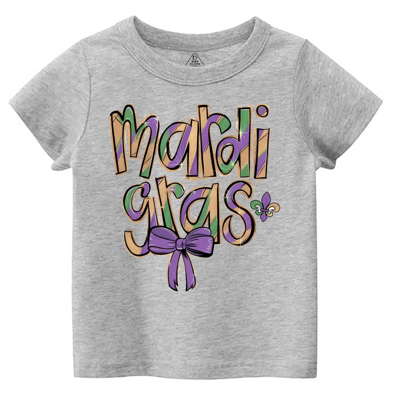Mardi Gras Toddler&Kid's Tees Beepumpkin