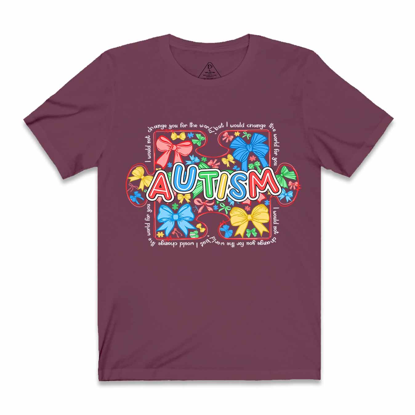 Autism Awareness Coquette Mama T-Shirts