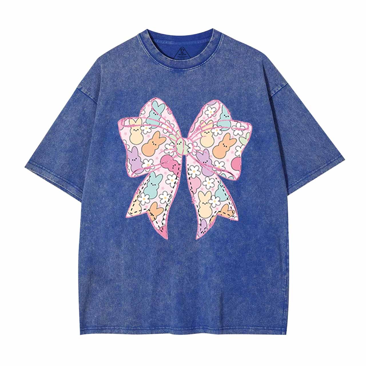 Easter Coquette Bow Mama Washed T-Shirts