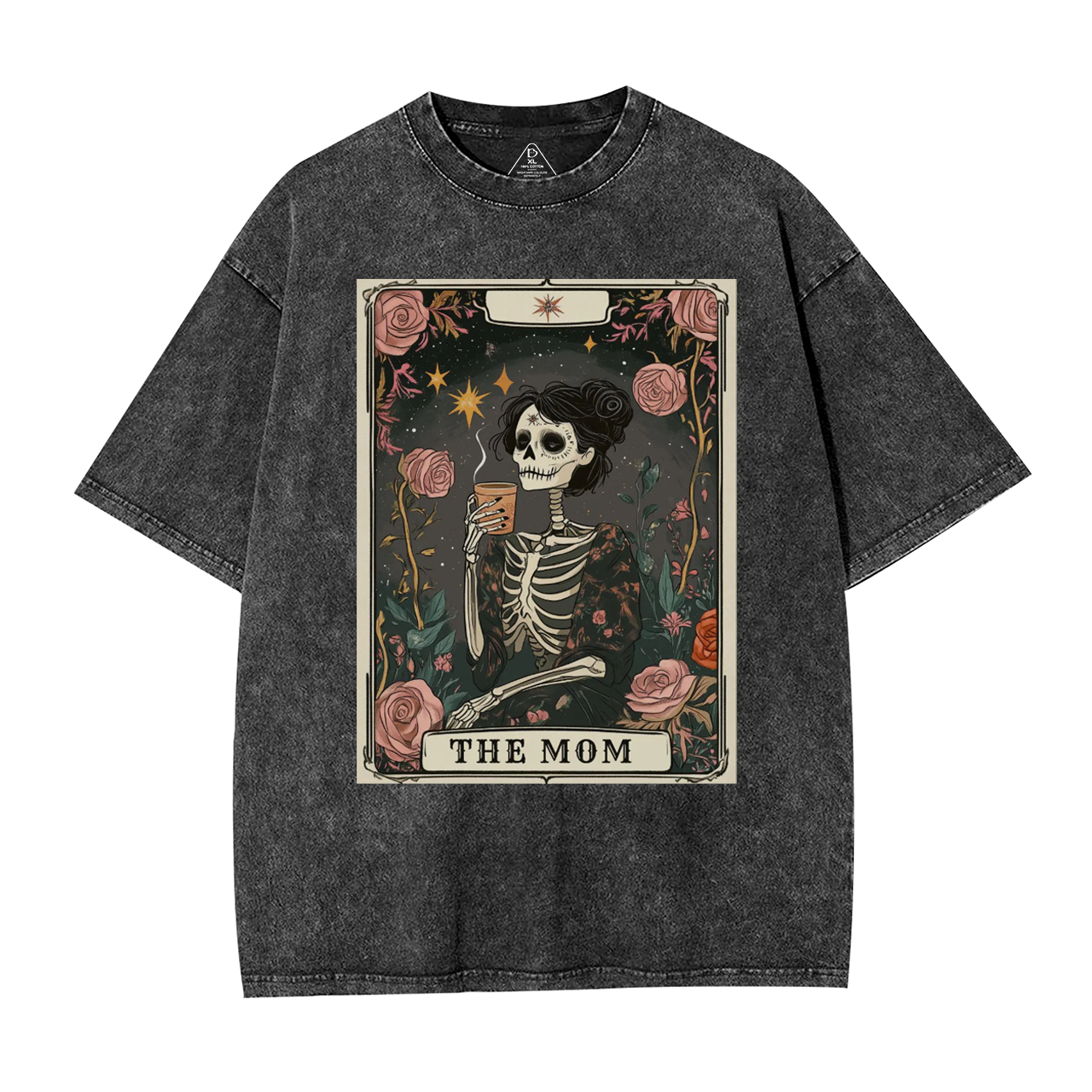 The Mom Tarot Card Washed T-Shirts