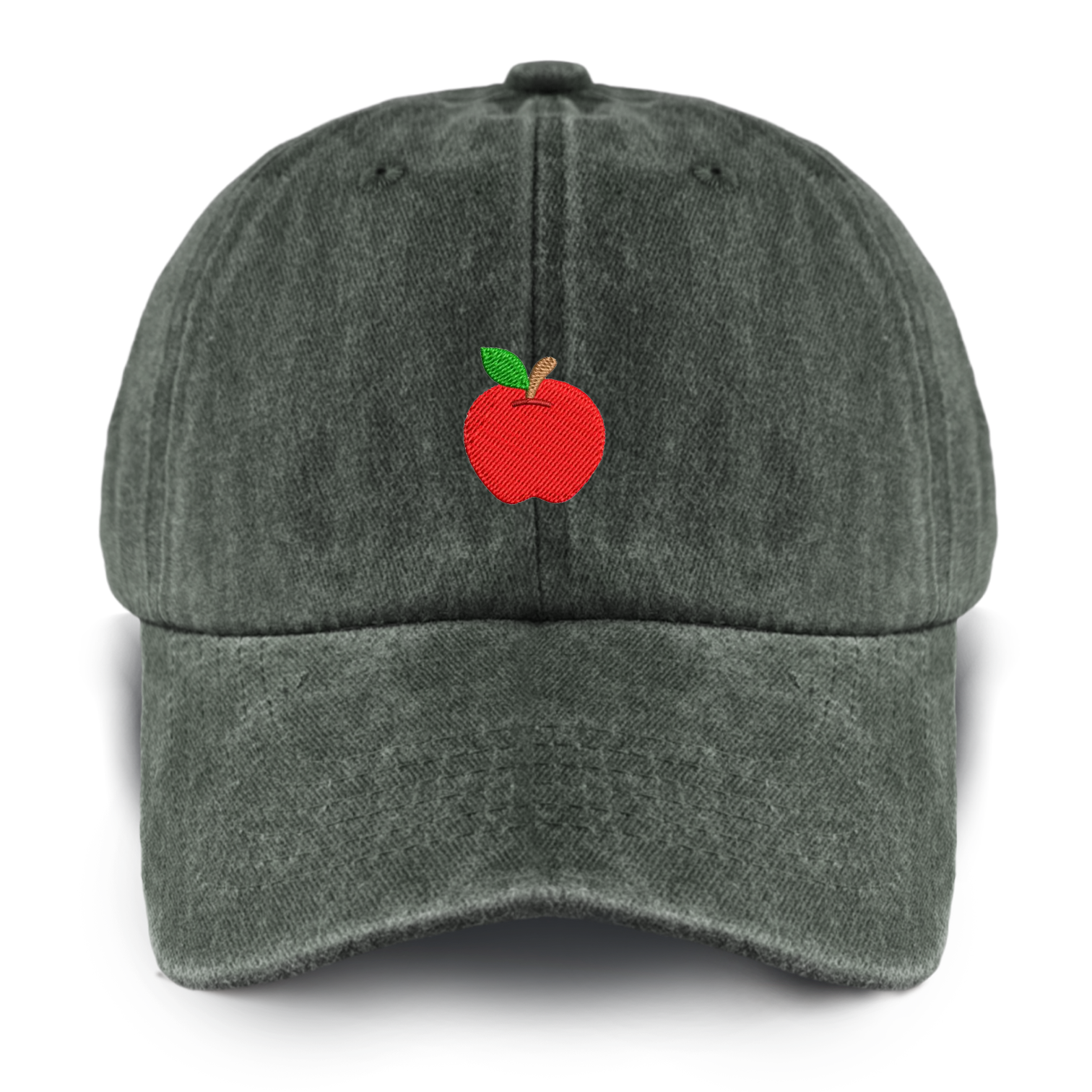 Personalized 17 Types Of Fruit Embroidery Washed Baseball Cap For Kids