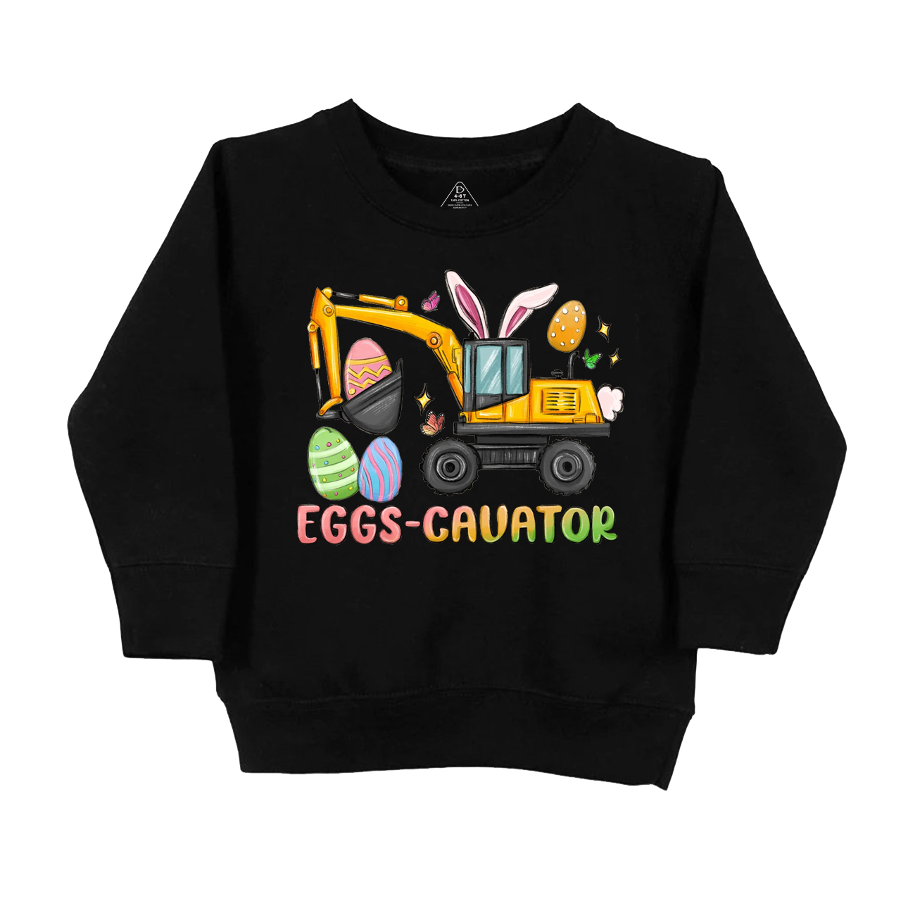 Eggs Cavator Easter Kid's Sweatshirt
