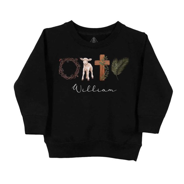 True Story He Is Risen Easter Kid's Sweatshirt