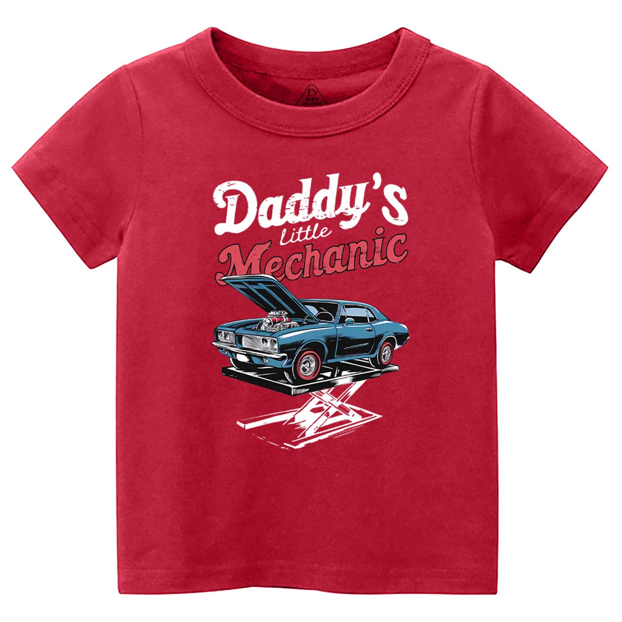 Daddy's Little Mechanic Toddler&Kid's Tees Beepumpkin