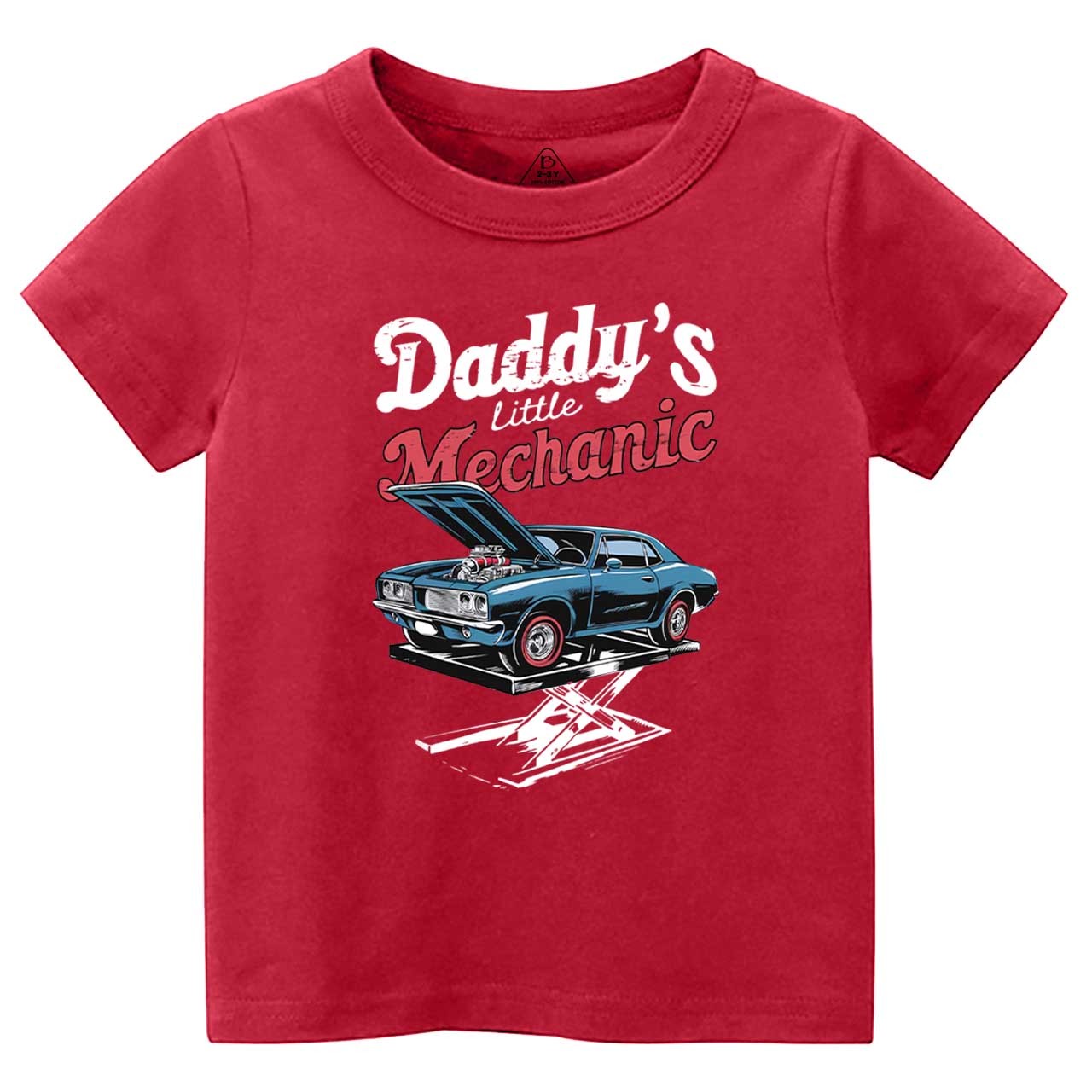 Daddy's Little Mechanic Toddler&Kid's Tees Beepumpkin