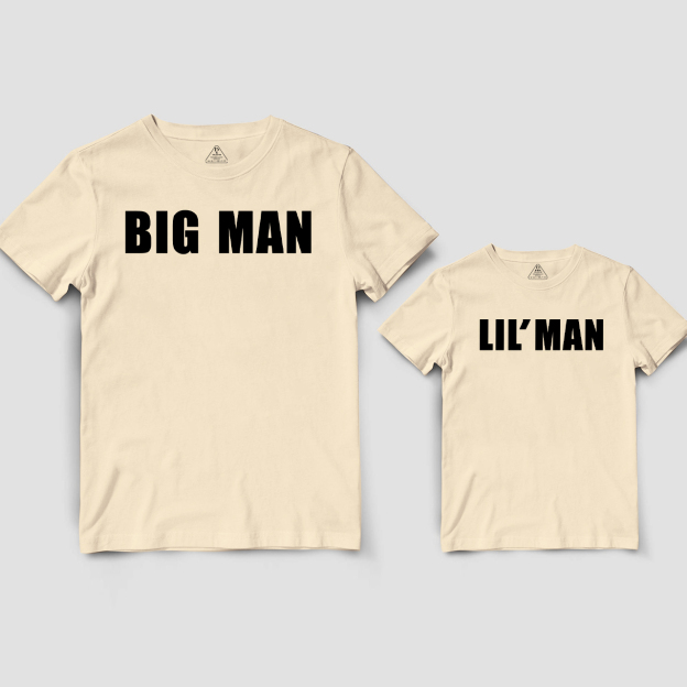 Big Man Lil' Man Dad&Me Matching Shirts