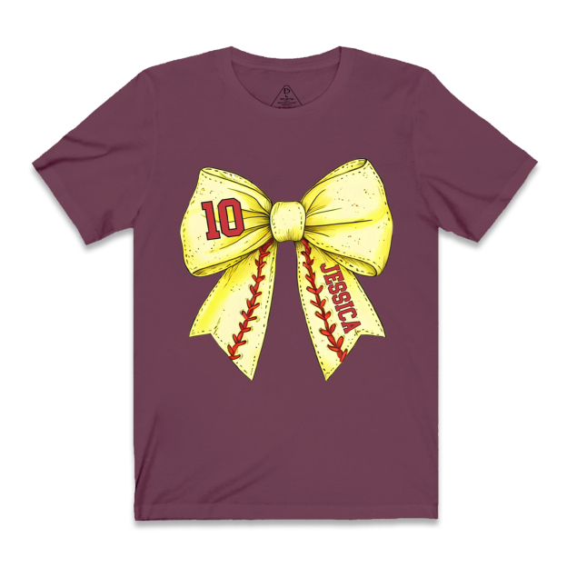 Softball Bow Mama T-Shirts