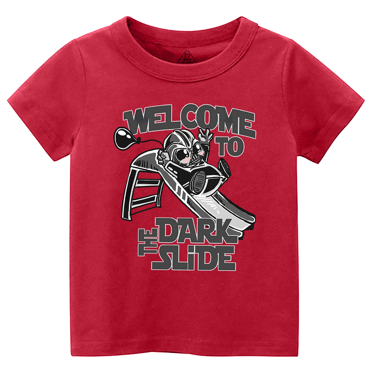 Welcome To The Dark Slide Toddler&Kid's Tees Beepumpkin