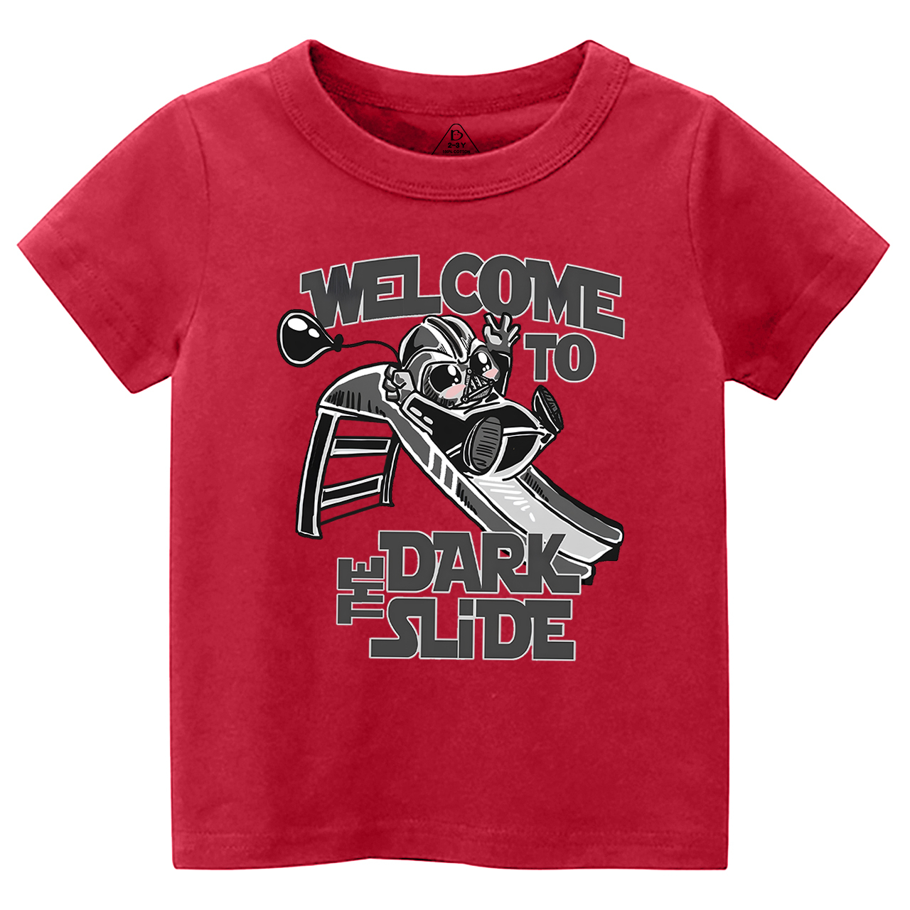 Welcome To The Dark Slide Toddler&Kid's Tees Beepumpkin