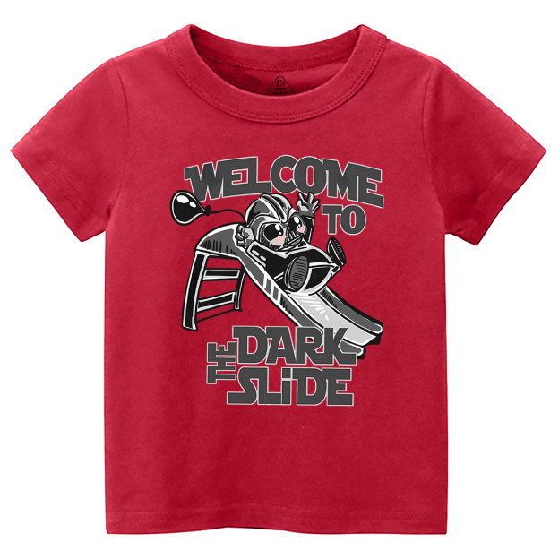 Welcome To The Dark Slide Toddler&Kid's Tees Beepumpkin