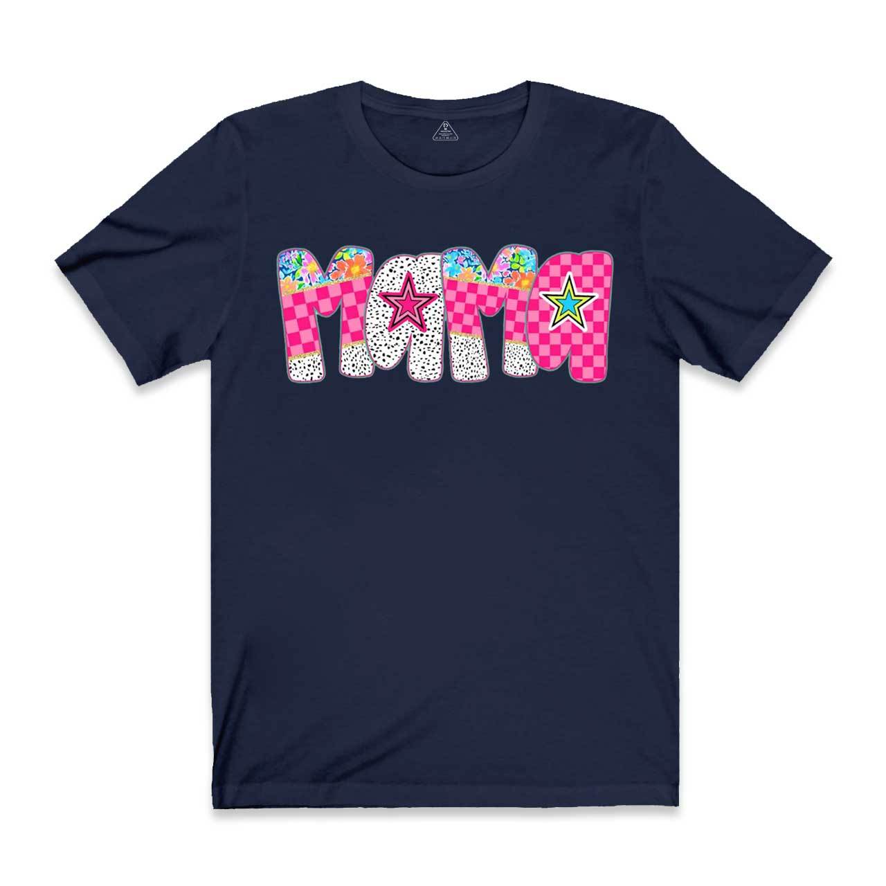 Vibrant And Playful Mama T-Shirts