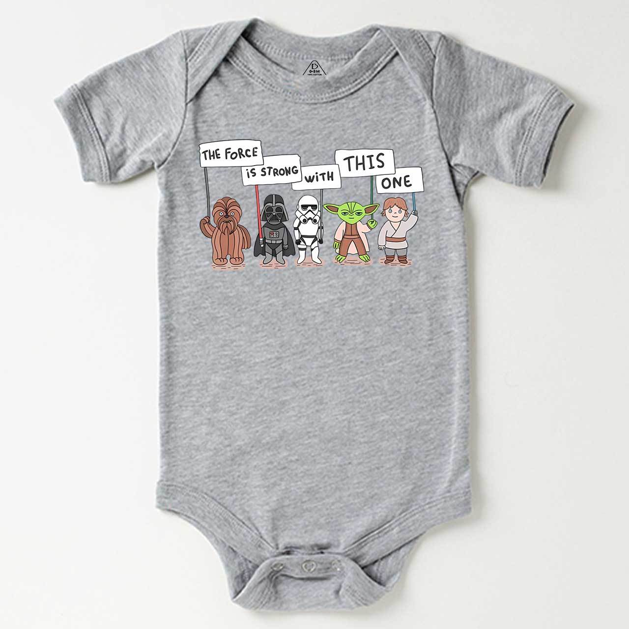 The Force Is Strong With This One Bodysuit Beepumpkin