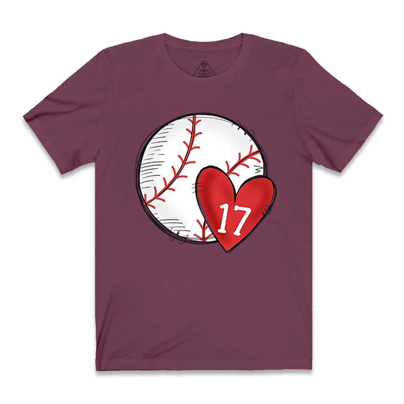 Personalized Baseball Love Number Mama T-Shirts