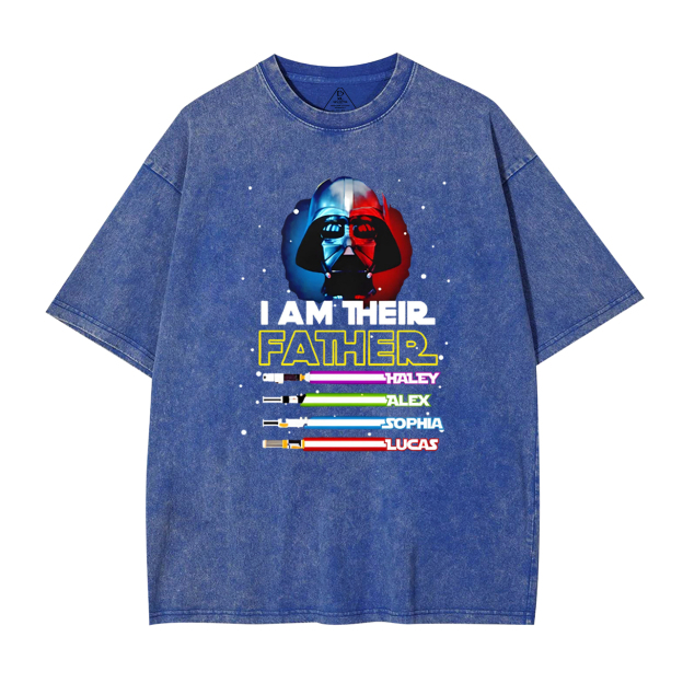 Personalized Name SW Washed T-Shirts 