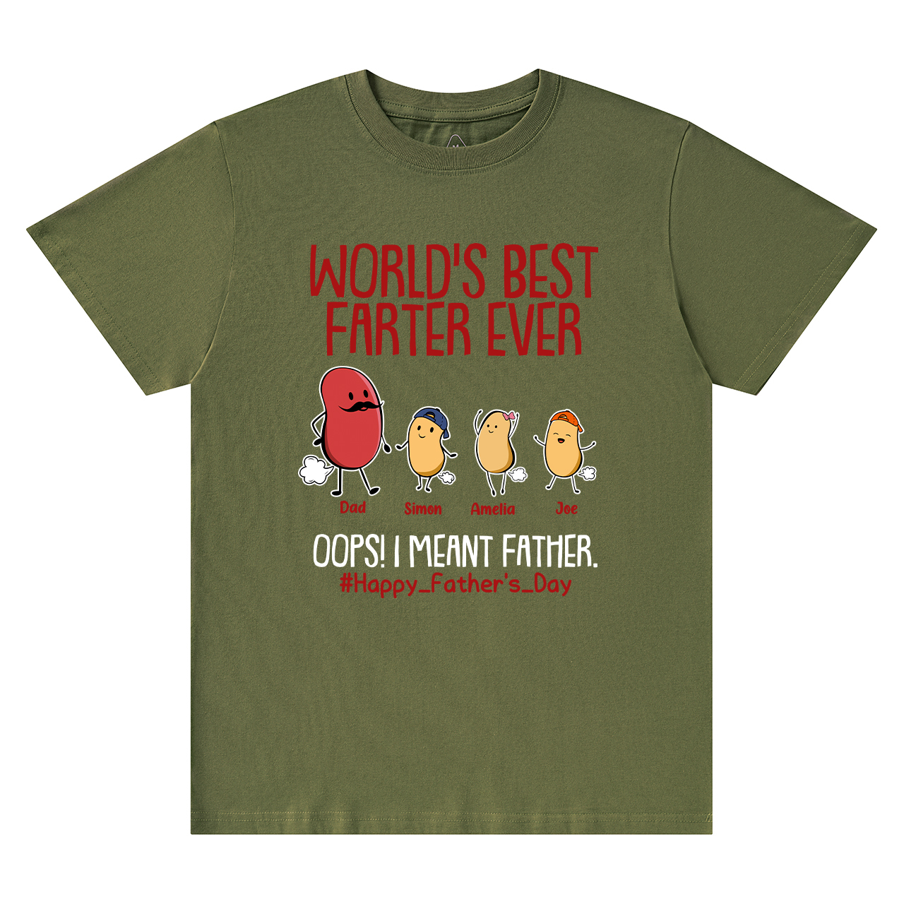 World's Best Farter Ever I Mean Father Funny Personalized Shirt