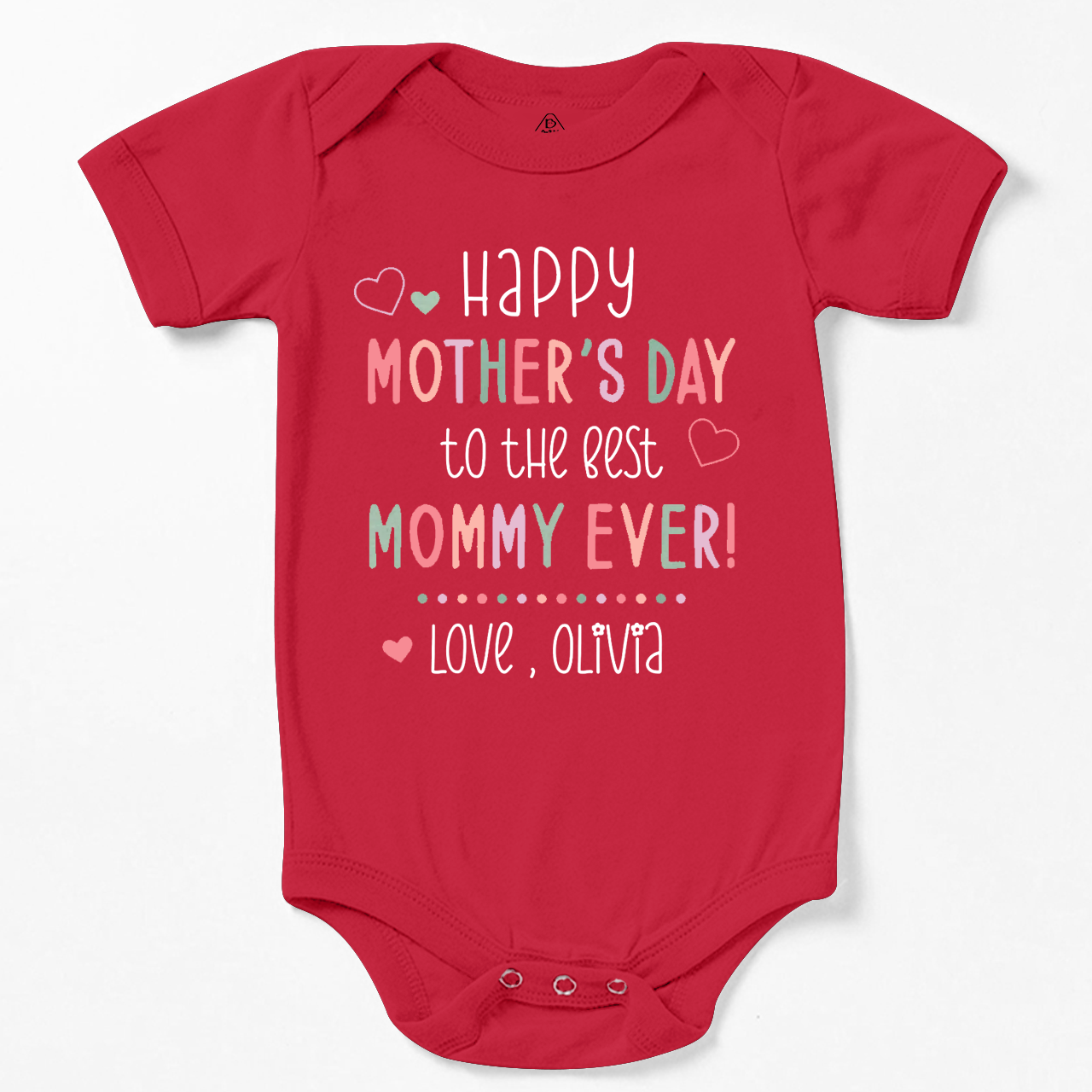 Happy Mothers Day Bodysuit Beepumpkin