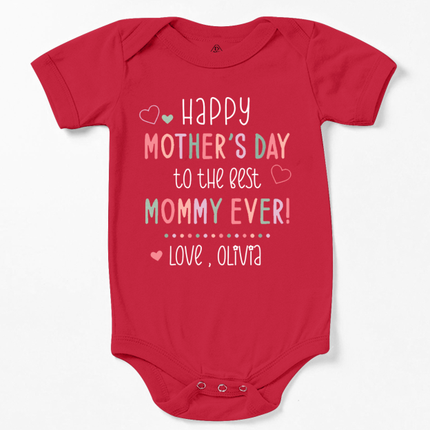 Happy Mothers Day Bodysuit Beepumpkin