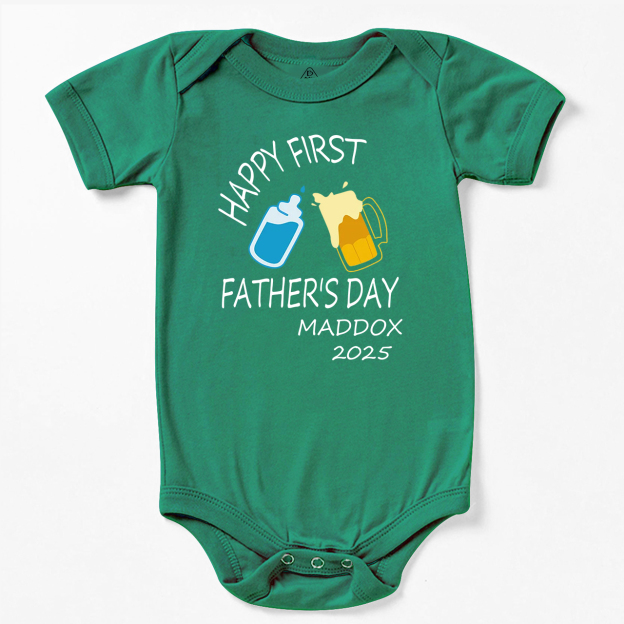 Happy Mother's/ Father's Day Cheers Bodysuit For Baby